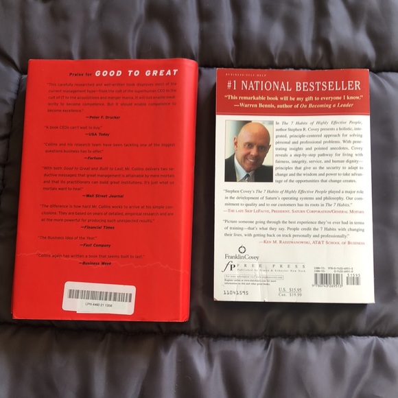 Good to Great Book and the 7 habits of highly effective people book. - Picture 2 of 2